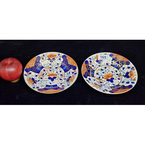 165 - A fabulous important pair of antique early 19th century Royal Crown Derby Imari plates c. 1806-1825.... 