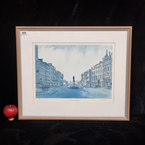 88 - A signed limited edition (63/300) Jim O'Farrell (Irish, b.1951) print of an original watercolour and... 