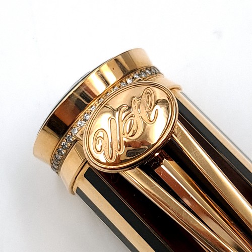 1 - Super Star Lot:
A stunning Mont Blanc 18ct rose gold Sir Winston Churchill Limited Edition fountain ... 