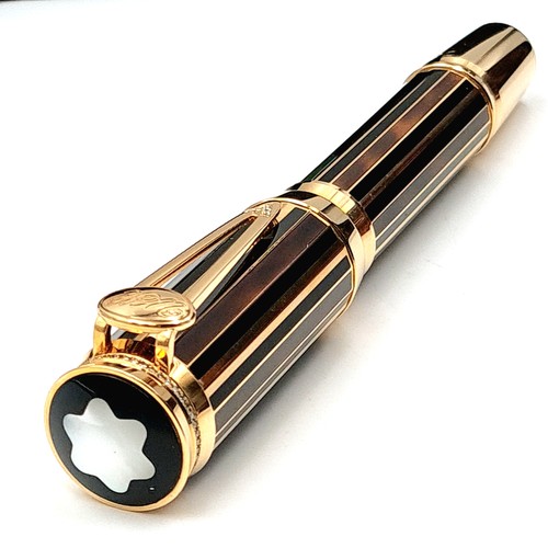 1 - Super Star Lot:
A stunning Mont Blanc 18ct rose gold Sir Winston Churchill Limited Edition fountain ... 