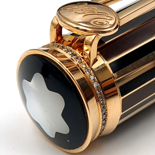 1 - Super Star Lot:
A stunning Mont Blanc 18ct rose gold Sir Winston Churchill Limited Edition fountain ... 