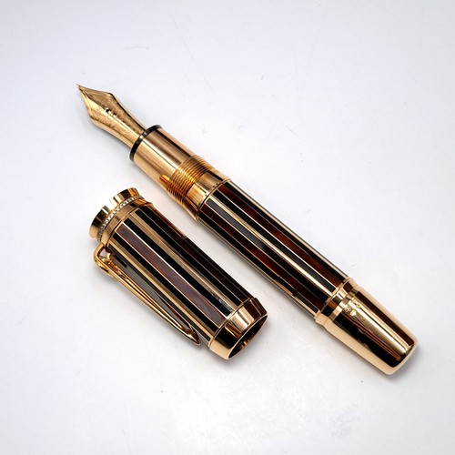 1 - Super Star Lot:
A stunning Mont Blanc 18ct rose gold Sir Winston Churchill Limited Edition fountain ... 