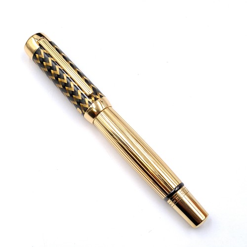 3 - Super Star Lot:
Montblanc 18ct Gold J. Pierpont Morgan Limited Edition Fountain Pen, number 664 of 8... 