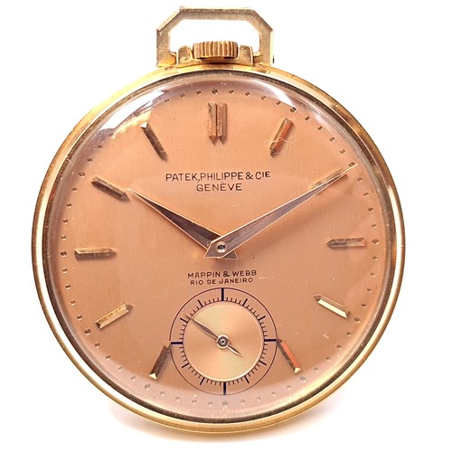 6 - Super Star Lot:
PATEK PHILIPPE 18ct Gold Thin Automatic Pocket Watch
Reference: 600
Serial Number: 6... 