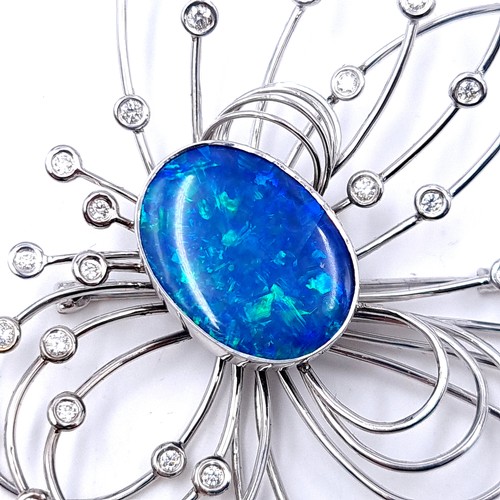 13 - Super Star Lot:
A fabulous bespoke handmade brooch by JJ Murphy, Dalkey Jeweller and designer. featu... 