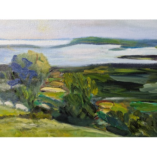 477 - Star Lot: An original 'J Keane' oil on canvas painting titled 'Yeats County'. Features the titular C... 