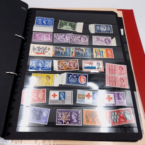 597 - A collection of mainly mint Great British stamps commemorative's from 60's - 70's. Approx. 300 mint ... 