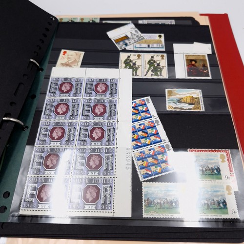 597 - A collection of mainly mint Great British stamps commemorative's from 60's - 70's. Approx. 300 mint ... 