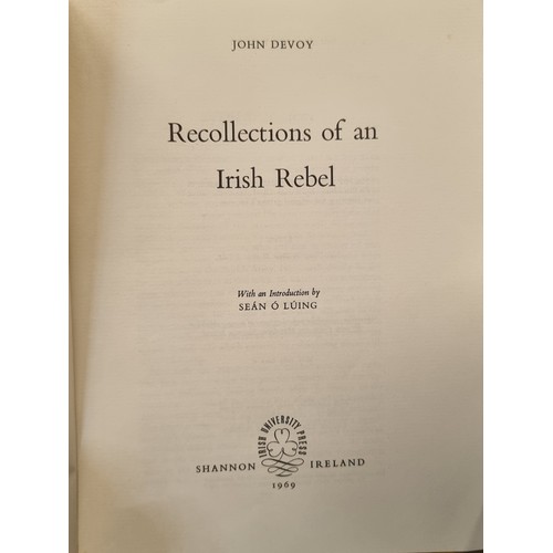 139 - A 1969 facsimile paperback book edition of 'Recollections of an Irish Rebel' by John Devoy. RRP: €65... 