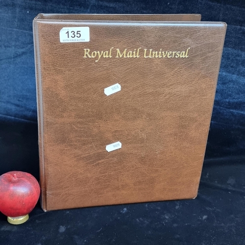 135 - A Royal Mail Universal stamp album containing stamps from Australia, Bangladesh, Canada, Mexico, Sin... 