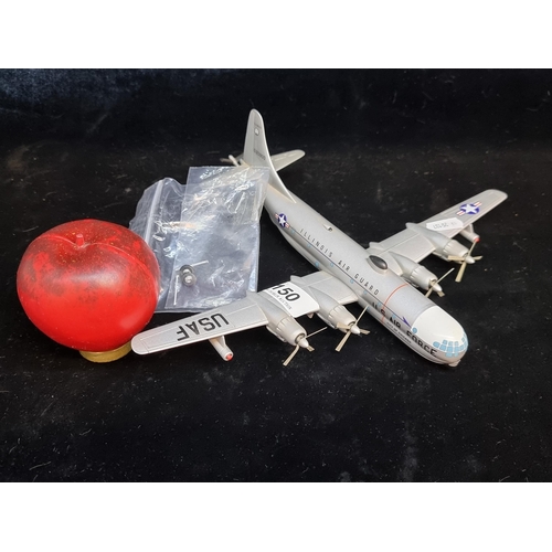 150 - A very heavy first issue Illinois Air Guard die cast model. A great collectors item.