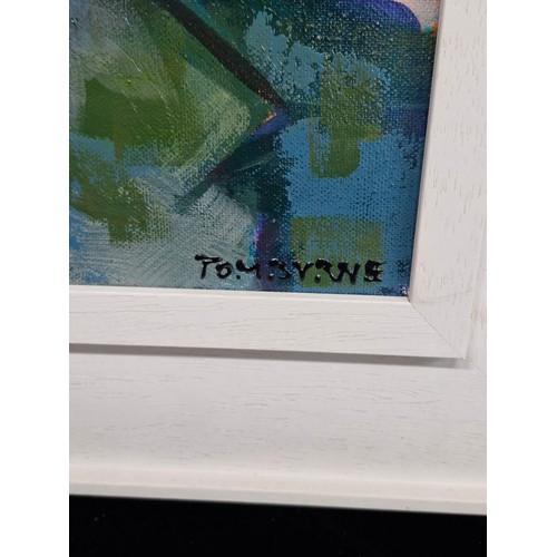 153 - Star Lot: Tom Byrne (Irish Contemporary b.1962). A wonderful large original Tom Byrne (b. 1962) acry... 