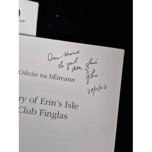 279 - A first edition publication of a paperback book titled 'A History of Erin's Isle GAA Club, Finglas' ... 