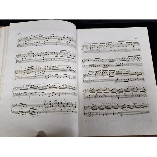 299 - Three fabulous antique early to mid 19th century music sheet books  including Rondo, for the piano f... 