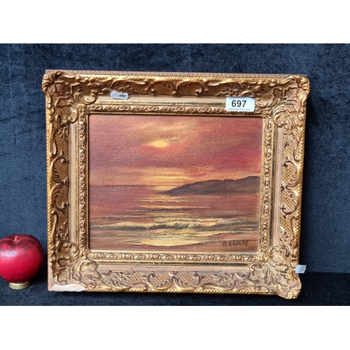 697 - Star Lot: Rita Henchy (Irish School). An original Rita Henchy oil on canvas painting. Features a gor... 