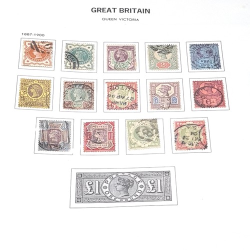 654 - A fine album of Great Britain collectibles, mixed album of British stamps, scarce jubilee full issue... 