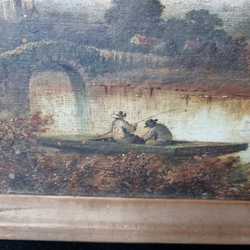 984 - Star Lot: V. Meritt( English, b. 1850). An original antique oil on canvas painting. Depicts a charmi... 