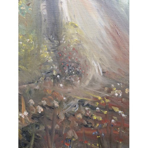 94 - Star Lot: Jane Bourke ( American, contemporary artist). An original Jane Bourke oil on canvas painti... 