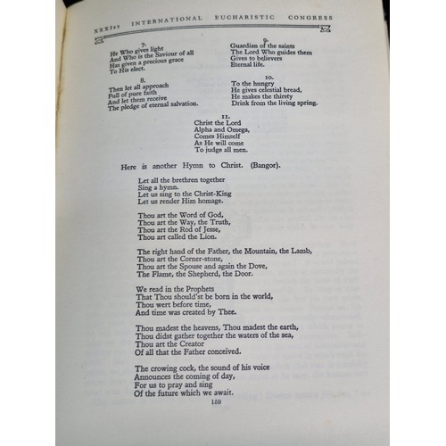 181 - Thirty-First International Eucharistic Congress Dublin, Sectional Meetings Papers and Addresses (Vol... 