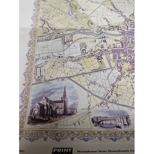 212 - Four large vintage limited edition Dublin 1850 prints. No. 91 to 94 out of 100. Done by Print Comp M... 