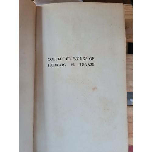 342 - Am antique hardback edition of 'Collected Works of Padraig Pearse' published in 1917. Features some ... 