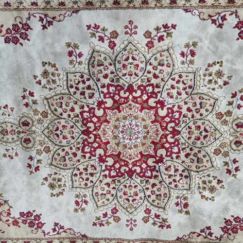 420 - Star Lot : A handsome wool and cashmere handsome Rug, in lovely colours. 
MM: 240cm X 154cm