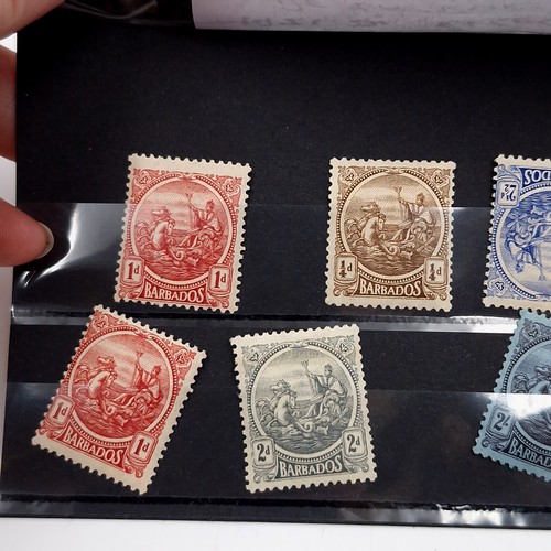 576 - A collection of six presentation sheets Including Sets, Blocks, over prints etc relating to stamps d... 