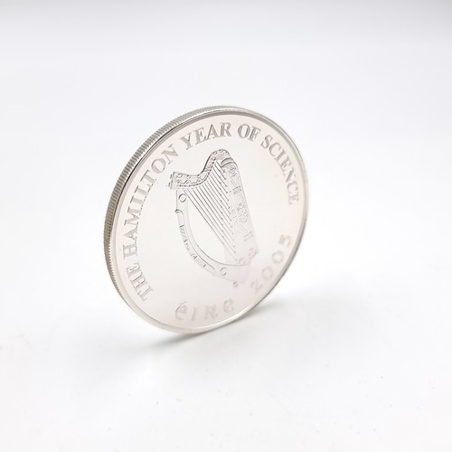 3 - A sterling silver proof ten euro coin dated 2005. This is a commemorative coin featuring the birth o... 