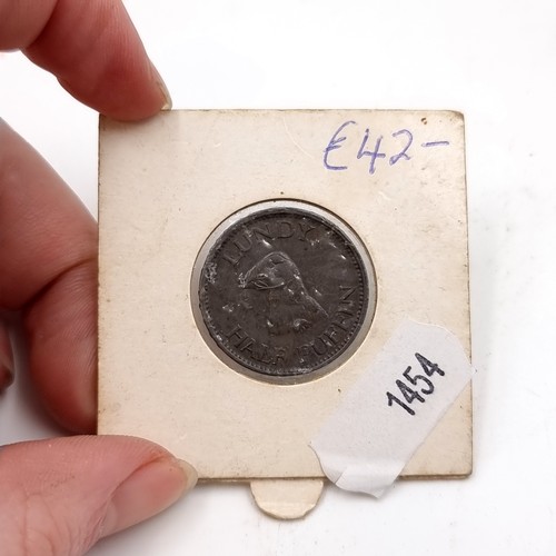 650 - A rare Lundy encapsulated coin dated 1929.