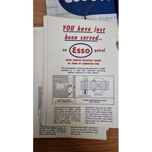 404 - Vintage Esso Marketing Ephemera. Includes rare road maps, brochures, magazines, and advertisements s... 