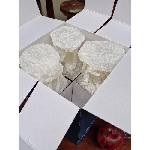 456 - Set of 4 Marquis by Waterford Crystal Wine Glasses, Vintage Tasting Collection. Original packaging i... 