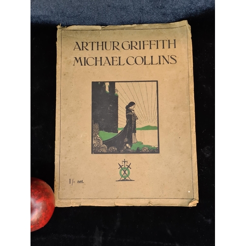 182 - A fascinating antique Irish commemorative tribute publication on the life of both Arthur Griffith an... 