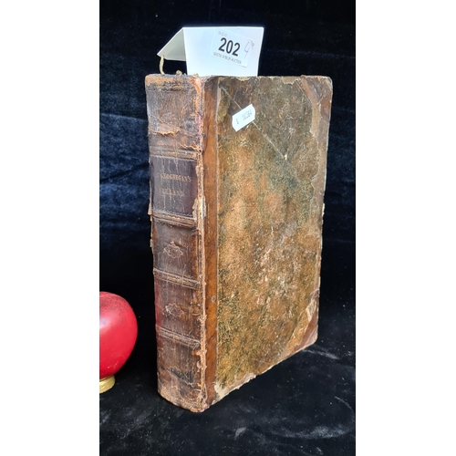 202 - An antique hardback book titled 'The History of Ireland, 1844 Ancient & Modern, taken from the most ... 