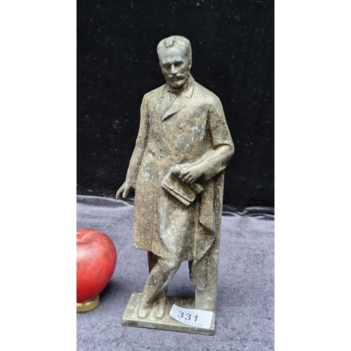 331 - A sculptural figure of Pyotr Ilyich Tchaikovsky, a Russian composer. Dated 1966.