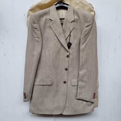 369 - A German tailor Schildt pure new wool mens suit jacket. Brand new with tags. Size 106. From Monaghan... 