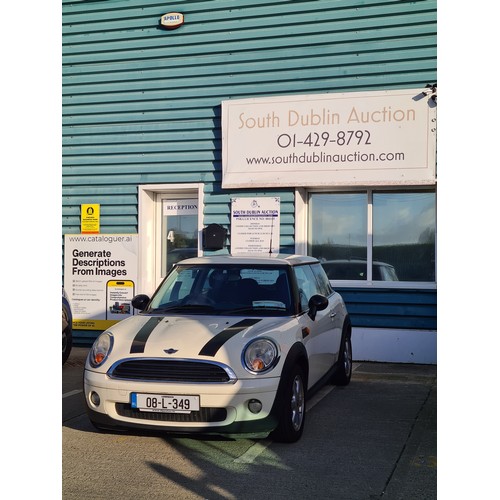 631 - SUPER STAR LOT:- MINI ONE ,1.4l Petrol in off white with dark cloth interior. ONLY 2 x previous owne... 