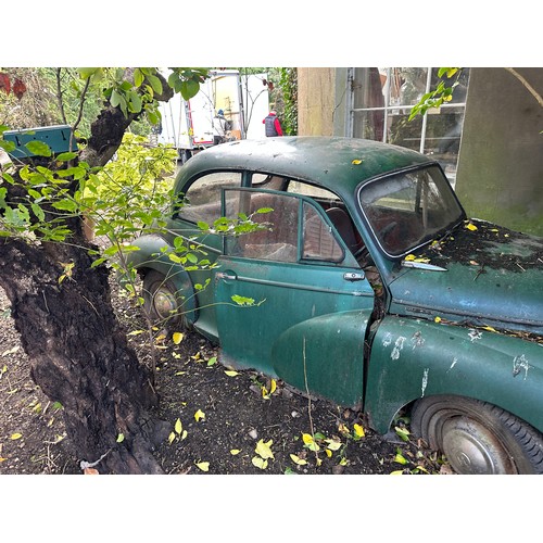 129 - A vintage Morris Minor Motor car. This is from the large house clearance we are doing at Woodley Par... 