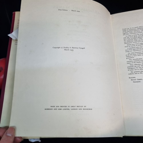 128 - A first edition hardback book titled Armourers Marks by Dudley S. Hawtrey Gyngell. A comprehensive g... 