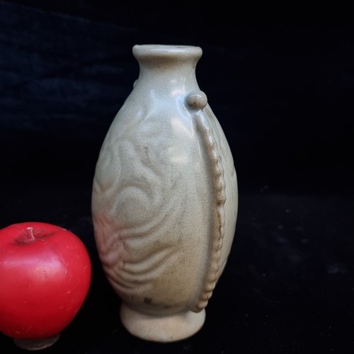 156 - Star Lot : An antique Chinese Celadon vessel /flask. In very good condition.