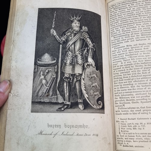 202 - An antique hardback book titled 'The History of Ireland, 1844 Ancient & Modern, taken from the most ... 