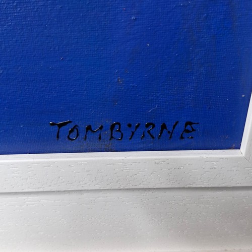 1008 - Star Lot: Tom Byrne (b. 1962) A wonderful Extra large original Tom Byrne (b. 1962) acrylic and resin... 