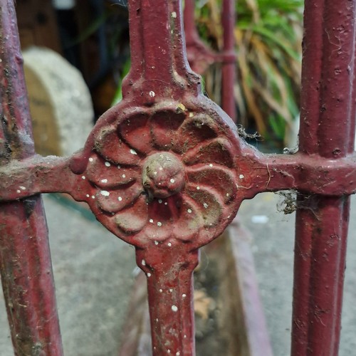 747 - Star lot : A super Victorian cast iron stick stand with drip tray. A beautiful arts and crafts desig... 