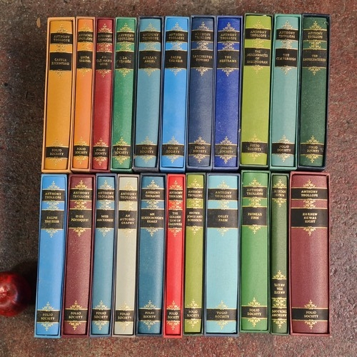 436 - A boxed collection of Folio society classics, finely bound, features gilt accents. Titles include *B... 