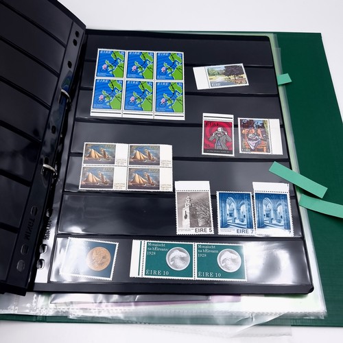 1093 - A nice collection of Irish mint stamps, 60s onwards blocks, strips etc. Includes 1980 post office ye... 