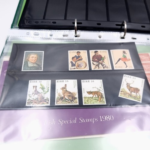 1093 - A nice collection of Irish mint stamps, 60s onwards blocks, strips etc. Includes 1980 post office ye... 