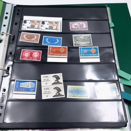 1093 - A nice collection of Irish mint stamps, 60s onwards blocks, strips etc. Includes 1980 post office ye... 