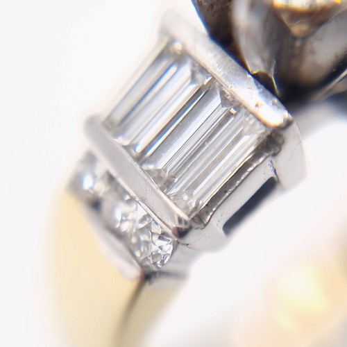 1104 - Super Star lot : A fabulous, 18ct yellow and white gold diamond ring, With a very large centre Diamo... 