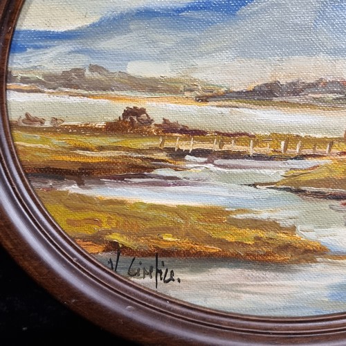 94 - Star Lot: A pair of original 'Victor Cirefice (b.1949)' oil on board paintings titled ' Camlough, Co... 