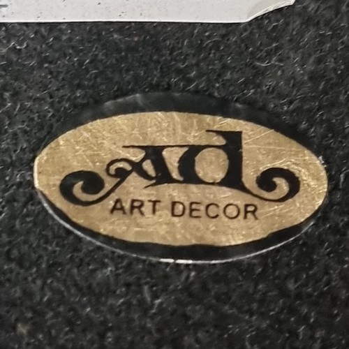 201 - A Brown Thomas Art Decor Caesar brass mirror tray with pierced gallery. RRP sticker to verso €150.00... 