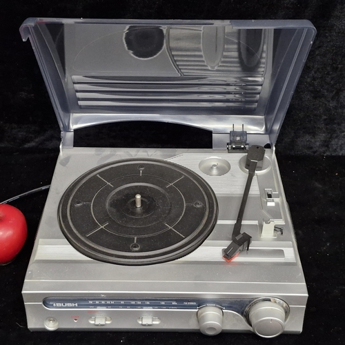 285 - A vintage Bush RPA1 record turntable with radio.